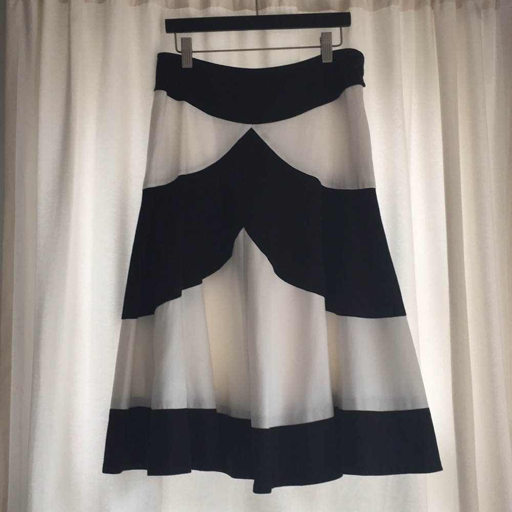 Black and white skirt
